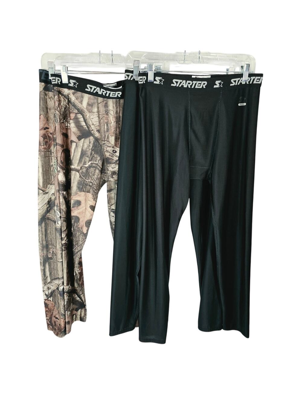 Starter Bundle of 4 Base Layer Leggings 2 Mossy Oak 2 Black Men's XL